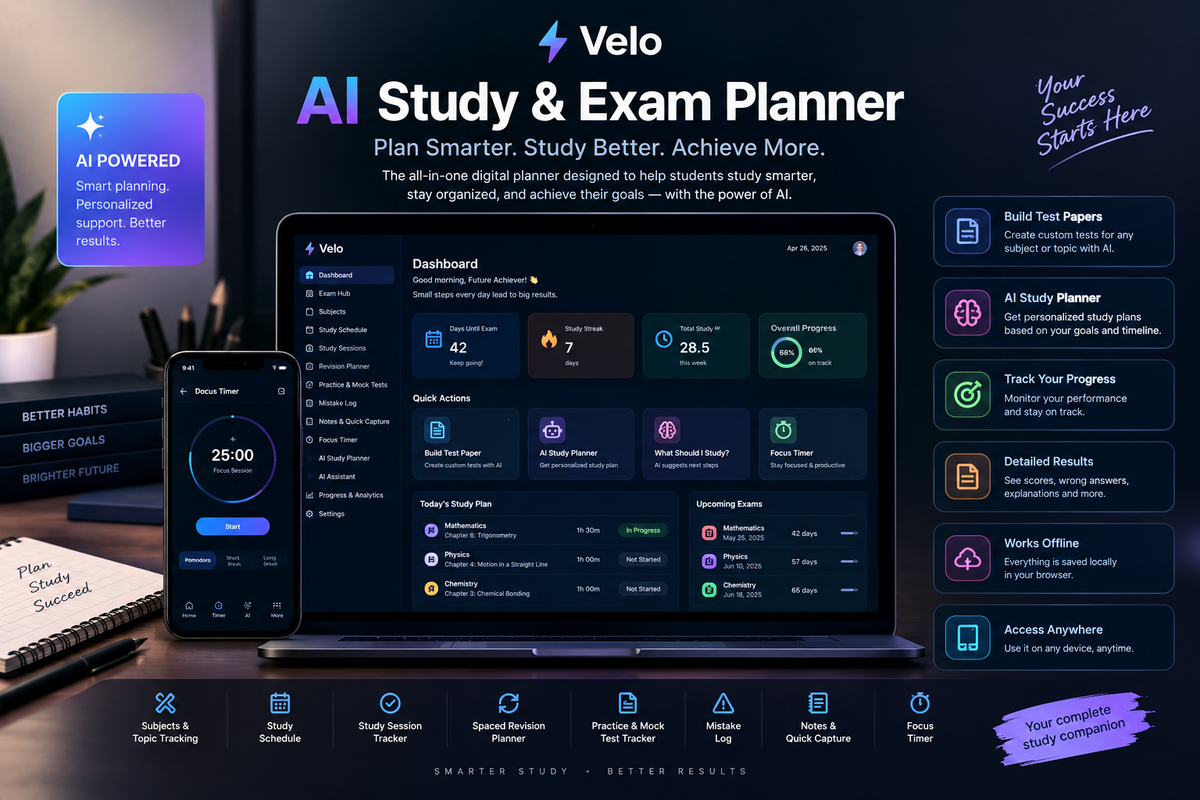 AI Study & Exam Planner