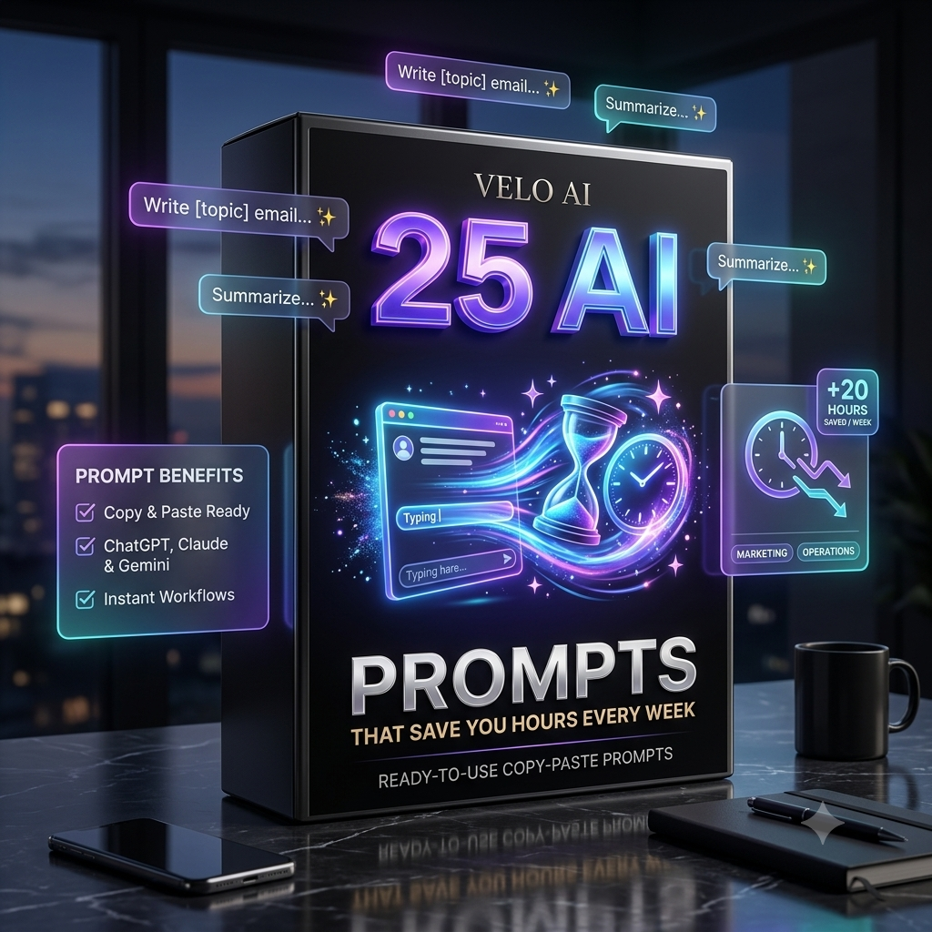 AI Prompts for Business: Save Hours Every Week with 25 Proven Tools